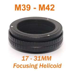   to M42 lens Focusing Helicoid Adapter 17mm   31mm (M)