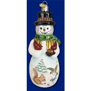  Old World Christmas Glistening Friendly Frosty Ornament 