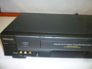 Toshiba Model W 627 4 Head Hifi Stereo VHS VCR Used  