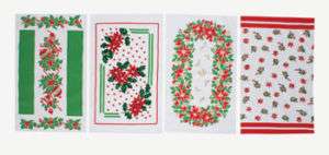 Retro 1960s CHRISTMAS KITCHEN TOWELS Holiday Pack  