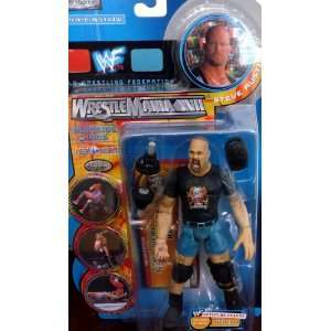  AUSTIN WWE WWF Wrestlemania XVII Ringside Chaos Figure: Toys & Games