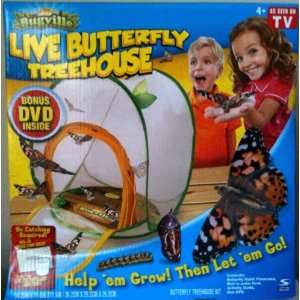  Insect Lore Live Butterfly Treehouse kit with DVD mini 