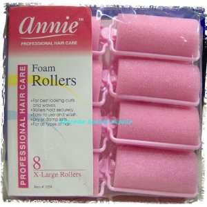  annie Foam roller SIZE 1 1/4 x 2 1/2 8ct #1054 Beauty