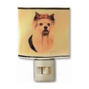 Yorkie Yorkshire Terrier Terriers Dog Dogs Ceramic Nightlight Night 