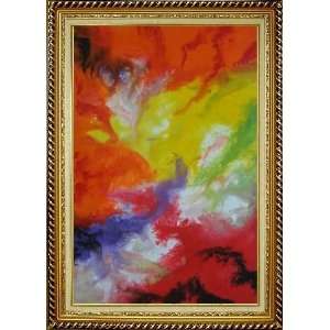   , with Linen Liner Gold Wood Frame 42.5 x 30.5 inches: Home & Kitchen