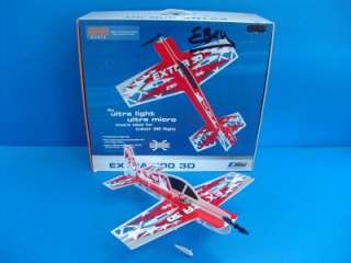   Micro Extra 300 3D BNF Electric R/C RC Foam Airplane EFLU1080  