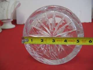   Brilliant Cut Glass 9 Water Pitcher   Pinwheel Design   ABP  