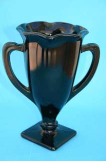 Black Amethyst LE Smith Nymph Trophy Loving Cup Vase A  
