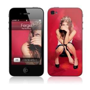  Music Skins MS FER10133 iPhone 4  Fergie  Lost In Red Skin 