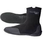 NeoSport Wetsuits Premium Neoprene 7mm Hi Top Zipper Boot,All Black,12