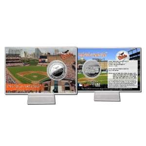  Orioles Camden Yards Silver Plate Coin Card Everything 
