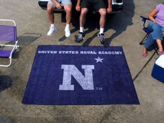 US NAVY NAVAL ACADEMY TAILGATE PARTY RUG 5 X 6 GIFT 846104035414 
