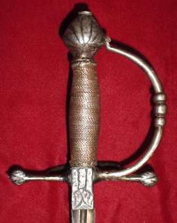 Italian Town Sword, Rapier, ca. 1640  