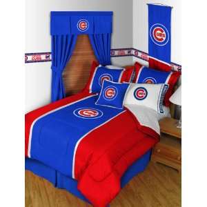  Chicago Cubs MLB Applique Bedding Set: Sports & Outdoors