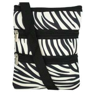   : Zebra with Black Trim Hipster Crossbody Purse Bag: Everything Else