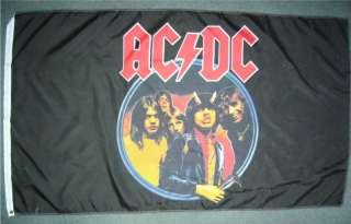 AC/DC flag size 3X5 classic music punk rock emo gift  