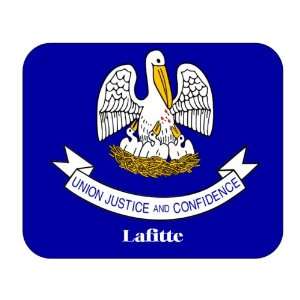  US State Flag   Lafitte, Louisiana (LA) Mouse Pad 