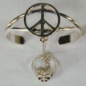 PEACE SIGN SLAVE BRACELET jewelry women braclet #22  