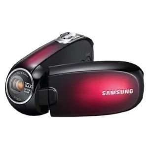  Samsung SMX C20 Ultra Compact Camcorder with 10x Optical Zoom (Red 