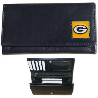 Green Bay Packers Siskiyou Green Bay Packers Ladies Leather Clutch