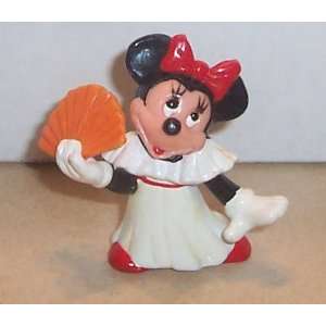  MINNIE MOUSE pvc figure #1 with fan By applause: Everything Else
