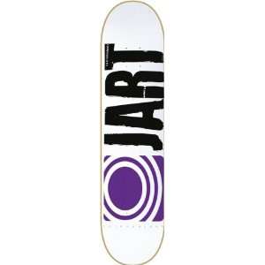  Jart Basic Deck 8.0 White Purple Skateboard Decks Sports 
