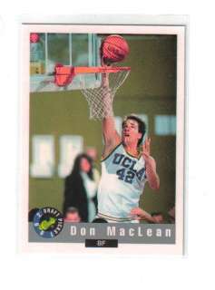 DON MACLEAN 1992 CLASSIC DRAFT PICKS BASKETBALL #44  