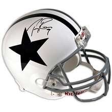 Mounted Memories Dallas Cowboys Tony Romo Autographed Helmet   NFLShop 