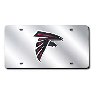  Atlanta Falcons License Plate Cover (Silver): Sports 