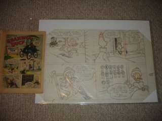   Barks Bob Moore Original Art COMICS STORIES #131 Complete 8 Pg. Disney