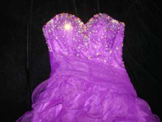 PROM~FORMA~ PAGEANT~DRESS BEAUTIFUL XS PAGEANT~DANCE~EMBELLISHED 
