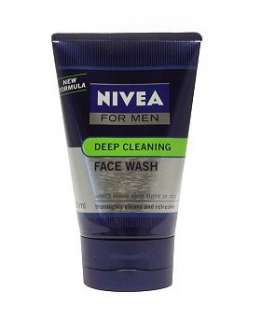 Nivea For Men Deep Cleaning Face Wash 100ml   Boots