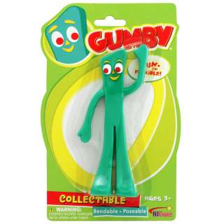Gumby 6 Bendable Figure Toy & Gumbitty Gumby Keychain Combo   1 of 