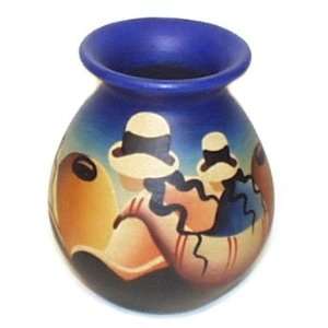  Andean Women Vase ~ Peru 5.25 Inch