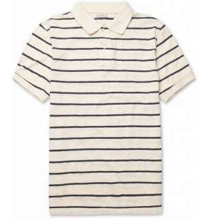   Polos  Short sleeve polos  Slim Fit Striped Cotton Polo Shirt