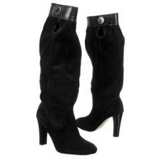 Womens MICHAEL MICHAEL KORS Harness Boot Black Suede Shoes 