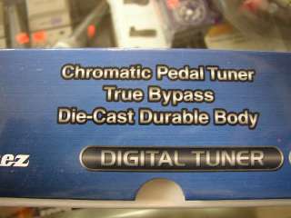   Chromatic Pedal Tuner in stompbox format with true bypass switching