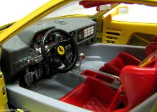 BBURAGO 3022 Ferrari F40 gelb Rennversion 118 neuw OVP  