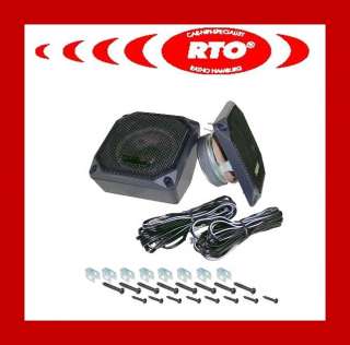 RTO Lautsprecher Aufbau / Einbaulautsprecher mit Kabel  