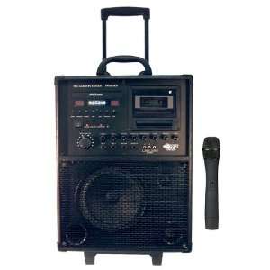   VHF Wireless Battery Powered PA System w/ Cassette & DVD: Electronics