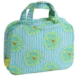   Butler for Kalencom Clara Toiletry Tote Delhi Blooms Turquoise Beauty