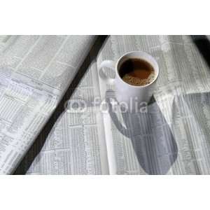   Decals   Coffee and Stock Chart 1   Removable Graphic