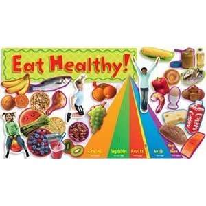   Nutrition with Food Pyramid Mini Bulletin Board: Office Products