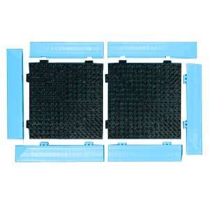  2 1/2 x 12 Blue Edge Ramp for Poly Lock Drainage Floor Tiles 