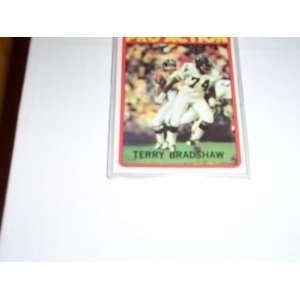  Terry Bradshaw 1972 Topps football pro action trading card 