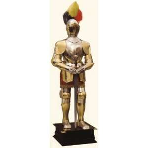  Carlos V Golden Plated Suit of Armor Toys & Games