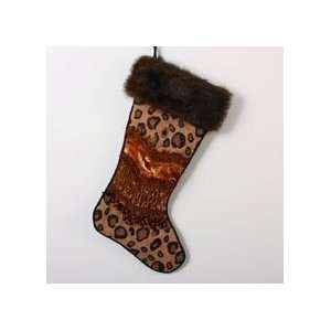  Sterling Christmas decoration Leopard stocking 23