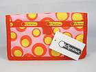 LeSportSac Pink Orange Zinger Joey Tri fold Wallet 5151