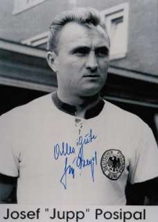 Jupp Posipal (+) WM 1954 Wunder von Bern Hamburger SV original signed 