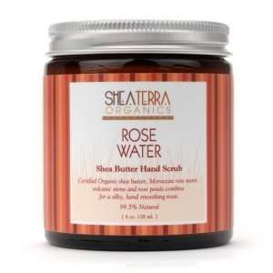    Shea Terra Organics Rose Water Shea Butter Hand Scrub Beauty
